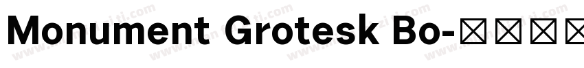 Monument Grotesk Bo字体转换